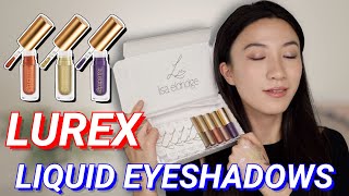 NEW❗️LISA ELDRIDGE LUREX LIQUID EYESHADOWS｜Iris Maya Daphne Emily amp Bianca [upl. by Anilra]