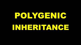 Easy way to learn polygenic Inheritance [upl. by Dunson880]