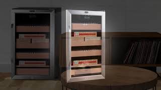 CHC421HC Whynter 42 cuft Cigar Cabinet Cooler and Humidor with Humidity Temperature Control [upl. by Suitangi]