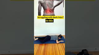 Fix Low Back Pain with This Stretch  How to Crack Your Back Pain  Back Pain Relief shorts viral [upl. by Ojoj]