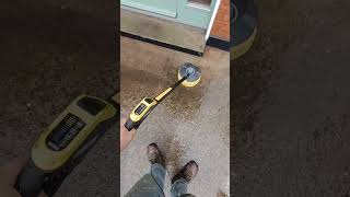 Karcher k4 with t5 patio cleaner attachment with patio cleaner liquid diy karcher patio home [upl. by Eirahs]