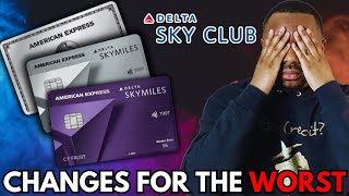 MAJOR Delta SkyMiles amp Amex Credit Card Changes [upl. by Rusticus]