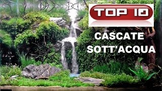 Top 10 bellissime cascate in acquario Waterfall Underwater [upl. by Morez680]