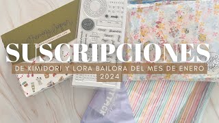 LORA BAILORA Y KIMIDORIUnboxing de Mi Suscripción Mensual  ENERO [upl. by Anjali]