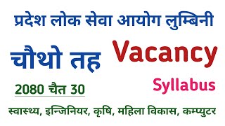 lumbini pradesh loksewa vacancy 2080  loksewa vacancy  lumbini pradesh  gk iq loksewa plus [upl. by Eldreda]