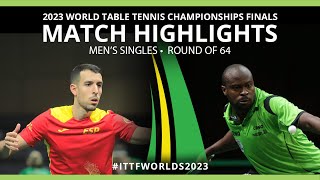 Quadri Aruna vs Alvaro Robles  MS R64  2023 ITTF World Table Tennis Championships Finals [upl. by Vedi]