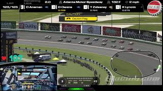 iRacing at Atlanta Motor Speedway in the Friday Night Beer League Cup Series [upl. by Ainat130]