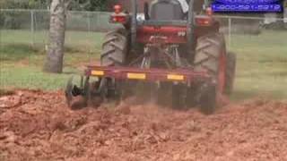 How to  Disc Harrow a Garden Tractor 3pt Hitch [upl. by Ardnaik671]