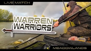 WARREN WARRIORS Live Match Fishing Meadowlands [upl. by Nnylatsyrc]