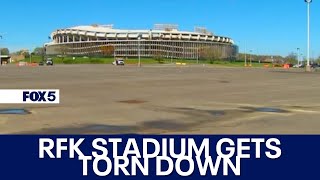 RFK Stadium gets green light to be torn down [upl. by Ayamat838]