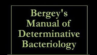 Bergeys Manual of Systematic Bacteriology [upl. by Fantasia]