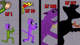 EVOLUTIA CATNAP STRICT LVL 1 VS LVL 10 VS LVL 100 VS LVL  DRACULASS VS EVOLUTIA SECRETA CATNAP [upl. by Nevart]