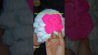 3D PATTERN BABY WOOLEN CAP cap handmade woollen crochet knitting shortsdiy [upl. by Lenahc]