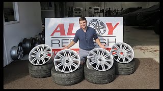 HOW TO PROFESSIONALLY REFURBISH ALLOY WHEELS Complete Guide [upl. by Oirretno]