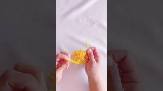 How to make a yarn ball in 3 minutes with a cardboard crochetpatterns crochet knitting [upl. by Anirdnajela]