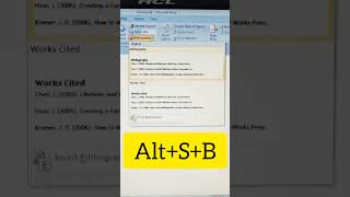 References bibliography in Ms word [upl. by Ikilisav]