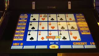 JACKPOT at High Limit Triple Play DDB Video Poker [upl. by Yehudi642]