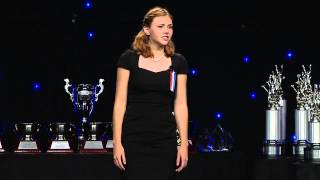 Savannah Brown quotWhat Guys Look For In Girlsquot  NSDA Nationals 2014 [upl. by Airetak58]