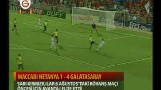 MACCABI NETANYA 1  4 GALATASARAY OZETI IZLEYIN GS TV [upl. by Annahvas]