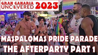 Maspalomas Winter Pride 2023 After The Parade The Party Starts  Gran Canaria Uncovered 4K 60fps [upl. by Silverstein]