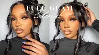 FULL Fall GLAM TUTORIAL Very Detailed amp Product List Included [upl. by Florri]