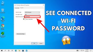 How to See Connected WiFi Password in Laptop See WiFi Password in Windows  Check WiFi Password [upl. by Attelrahs]