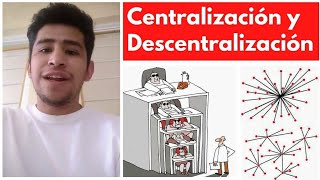 DESCENTRALIZACIÓN CENTRALIZACIÓN Y DESCONCENTRACIÓN Diferencia  deadet [upl. by Shwalb]