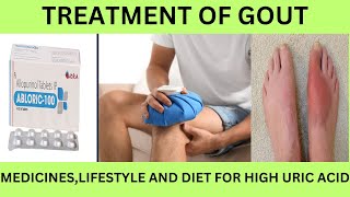 TREATMENT OF GOUTMEDICINESSURGERY FOR GOUT MANAGEMENTGOUT ACUTE ATTACKLIFESTYLE DIET FOR GOUT [upl. by Ettelrats]