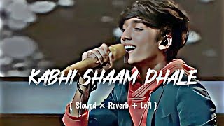 Kabhi Shaam Dhale New Song Slowed×ReverbLofi Jaani  Mohammad Faiz  Siddharth Gupta Divya Kalia [upl. by Child372]