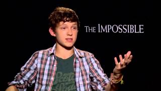 Tom Hollands Official The Impossible Interview  Celebscom Part 2 of 2 [upl. by Tenrag505]