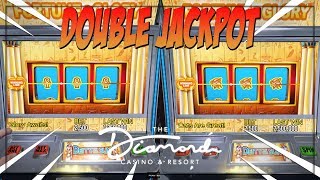 DOUBLE JACKPOT on the DEITY OF THE SUN slot machine [upl. by Paske155]