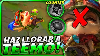 😈¡ASÍ HICE LLORAR a TEEMO y EMPEZÓ a ROGAR POR ACABAR LA PARTIDA tras ESTA DETONADA en TOP [upl. by Afinom538]