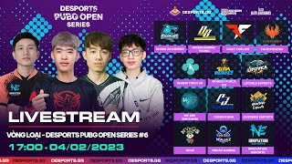 🏆 DESPORTS PUBG OPEN SERIES 6  BẢNG A  VÒNG LOẠI NVQS INNO FFL DOGY NINJA [upl. by Azerila]