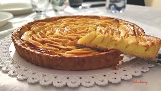 CROSTATA DI MELE E CREMA PASTICCERA una vera delizia [upl. by Thissa]