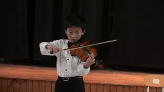 Concertino In D major 1st mvt Allegro Moderato by Ferdinand Kuchler Leo Chen Violin [upl. by Eda]