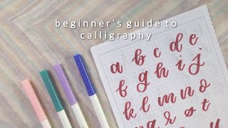 how to beginners guide to calligraphy [upl. by Ahsined240]