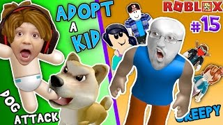 ROBLOX ADOPT amp RAISE A CUTE KID Dog Attacks Baby FGTEEV Part 15 Whos Your Daddy Style Roleplay [upl. by Ateerys]