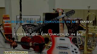 ZUCCHERO★DIAVOLO IN ME★KARAOKENEW VERSION [upl. by Olram571]