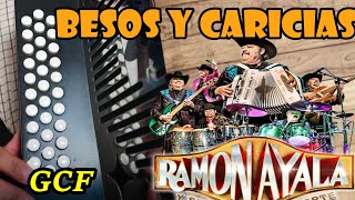 BESOS Y CARICIAS RAMON AYALA ACORDEON TUTORIAL SOL [upl. by Terri957]