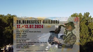 28 Bluesfest Gaildorf 12  13 Juli 2024  Vorschauvideo mit allen Bands  Kulturschmiede Gaildorf [upl. by Avaria]