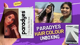 Paradyse Hair Color and Bleach  Hair Colour Done at Home [upl. by Tavey]