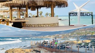 Hersonissos Crete Starbeach Kreta Greece 2024 walking tour 4k [upl. by Rosdniw379]