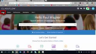 ClassFlow Searching For and Downloading Flipcharts [upl. by Stoneham]