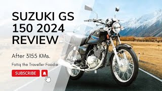 Suzuki GS 150 2024 Review after 3155 KMs [upl. by Ilrebma]