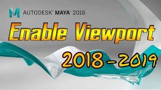 Maya Add Missing ViewPort  Legacy Default [upl. by Noelyn896]