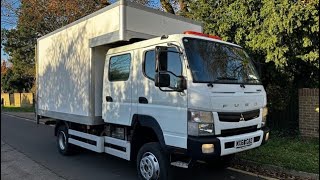 2015 MITSUBISHI CANTER 4X4 DOUBLE CAB LUTON VAN IDEAL OFF GRID CAMPER [upl. by Narad]