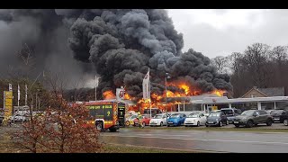 Großfeuer in Mölln Nord [upl. by Warder]