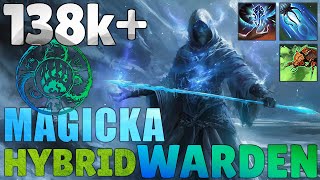 🐻‍❄️🧊 Magicka Warden 138k PvE DPS Build「U42 Gold Road」 [upl. by Lleynad]