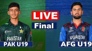 Pakistan u19 Vs Afghanistan u19 Final Live Cricket Score Commentary PAK vs AFG Live 2nd Innings EP 2 [upl. by Orlene182]