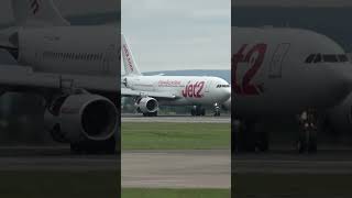 jet2holidays a330 majestic arrival aviation manchesterairport planes planespotting shorts [upl. by Aniroz]